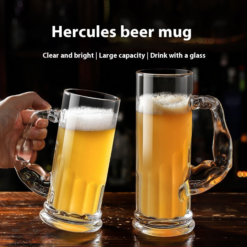 Modern Simple Capacity Beer Thick Water Glass