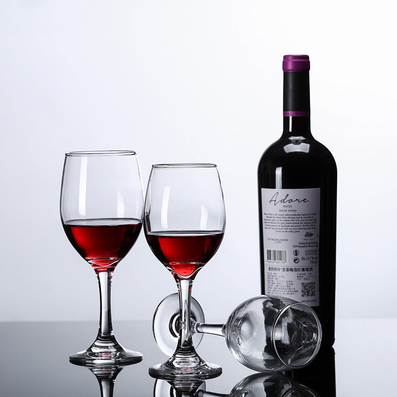 Transparent Red Wine Glass Goblet Wine
