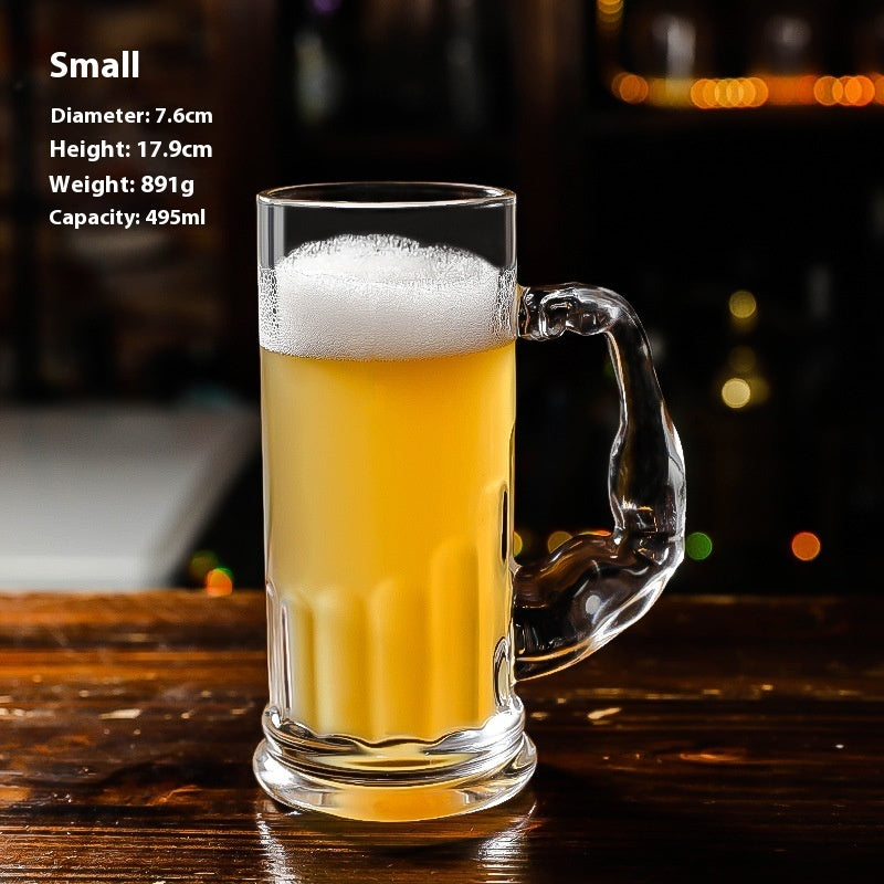 Modern Simple Capacity Beer Thick Water Glass