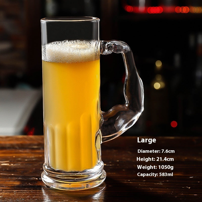 Modern Simple Capacity Beer Thick Water Glass