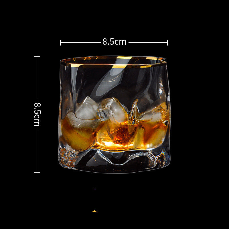 European Crystal Glass Whiskey Glass