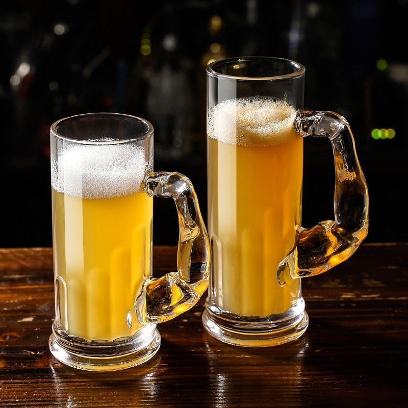 Modern Simple Capacity Beer Thick Water Glass