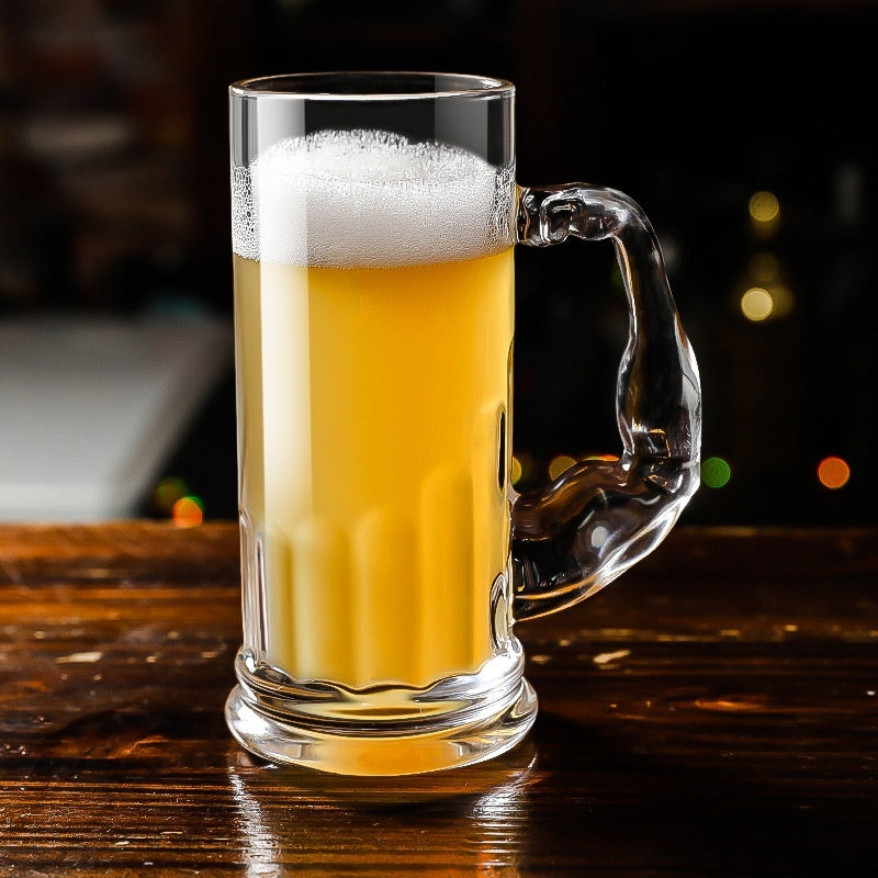 Modern Simple Capacity Beer Thick Water Glass